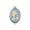 Blue and Cream Fairy with Ladybug 25mm x 18mm Cameos - Set of Six - XXX - CAM250